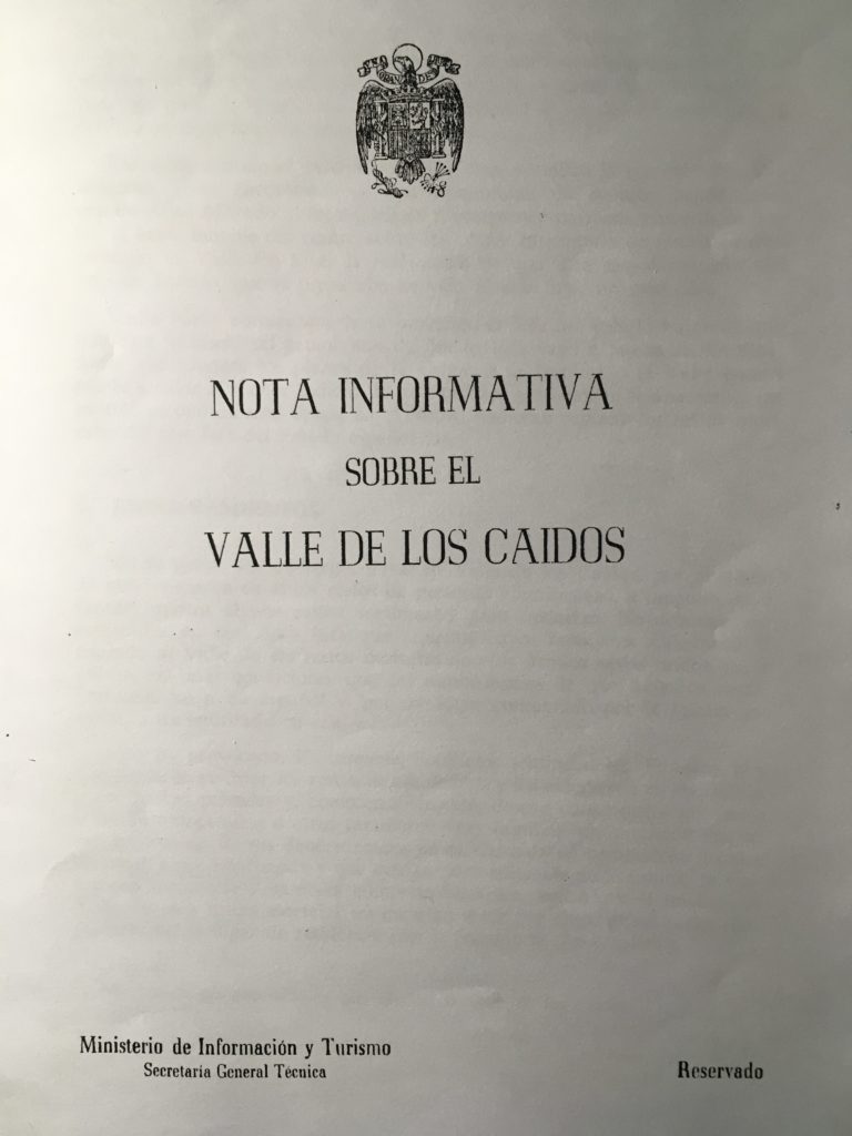 El franquismo negó que Franco fuese a ser enterrado en el Valle de los Caídos