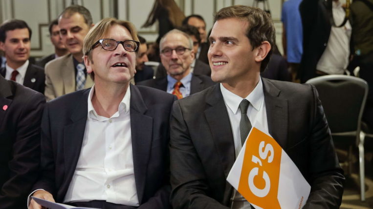 Las rencillas entre Ciudadanos y PDeCAT ponen a prueba al grupo liberal europeo