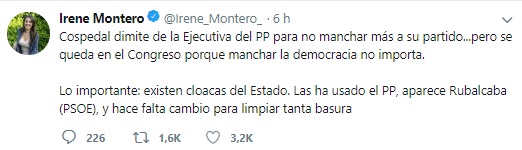 Irene Montero Moncloa