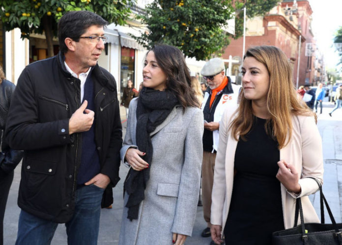 Juan Marín junto a Inés Arrimadas