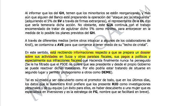 Captura Abelló dossier Moncloa