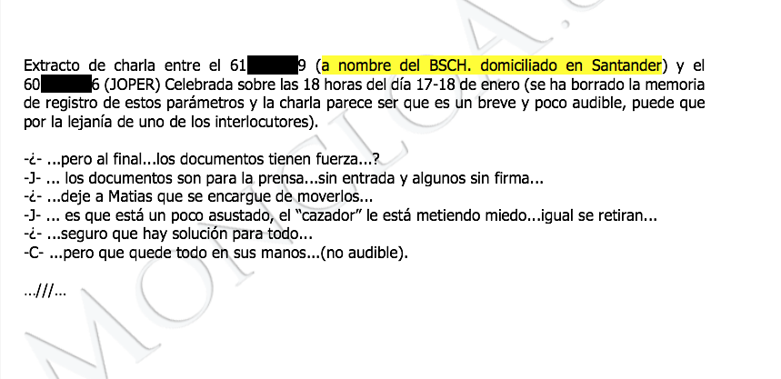 Se espiaron para BBVA llamadas del Santander y movimientos para alterar la Bolsa 1 Moncloa villarejo bbva