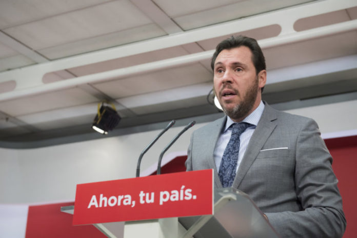 Óscar Puente, portavoz de la ejecutiva federal del PSOE