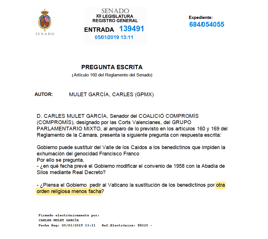 La artillería del Gobierno para salvar los obstáculos de la exhumación de Franco 1 Moncloa exhumacion Franco