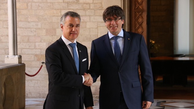Urkullu y Puigdemont