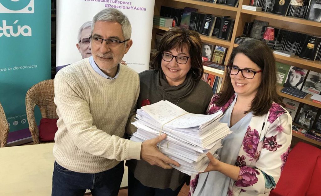 El partido de Llamazares y Garzón ofreció dinero a cambio de avales para el 28-A 2 Moncloa Llamazares Actúa