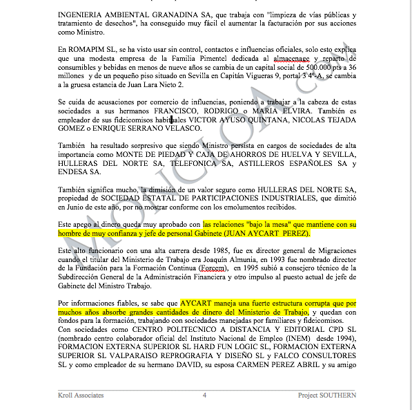 Empresarios andaluces encargaron espiar al PP, según los archivos de Villarejo 4 Moncloa espiar PP