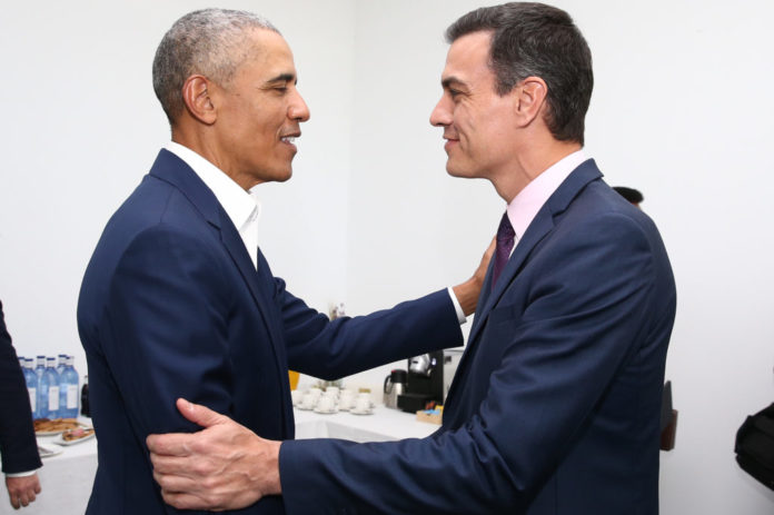 Pedro Sánchez y Barack Obama Sánchez