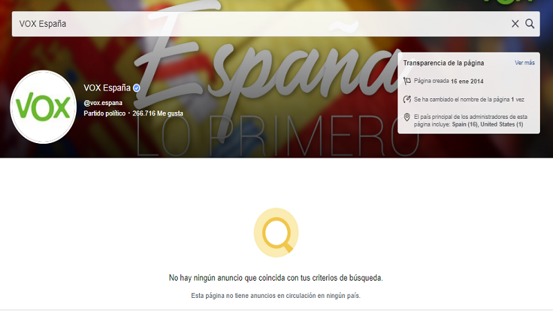 Ciudadanos publica hasta veinte anuncios al día en Facebook y Vox ninguno 1 Moncloa Ciudadanos