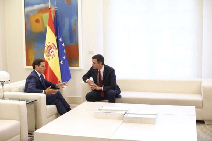 Albert Rivera y Pedro Sánchez.