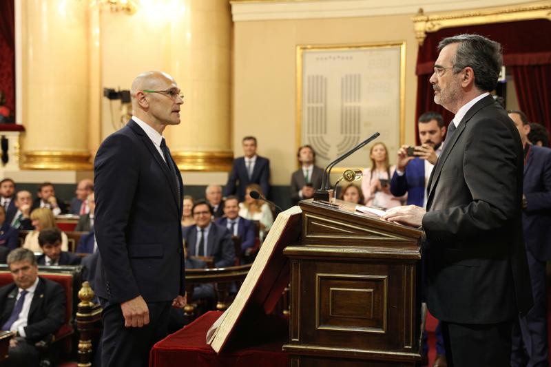 Raul Romeva en el Senado
