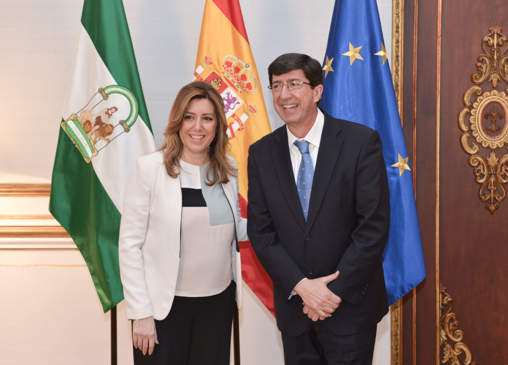 Susana Diaz y Juan Marin