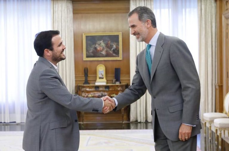 Garzón escenifica la ruptura interna de Unidas Podemos