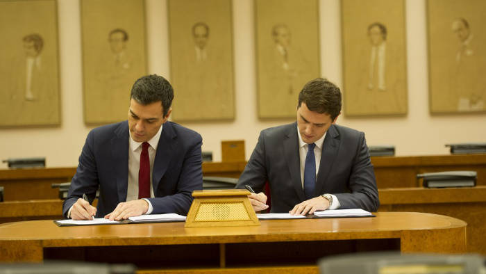 PSOE y Ciudadanos: los lugares donde ha habido 'con Rivera sí' 4 Moncloa rivera Moncloa
