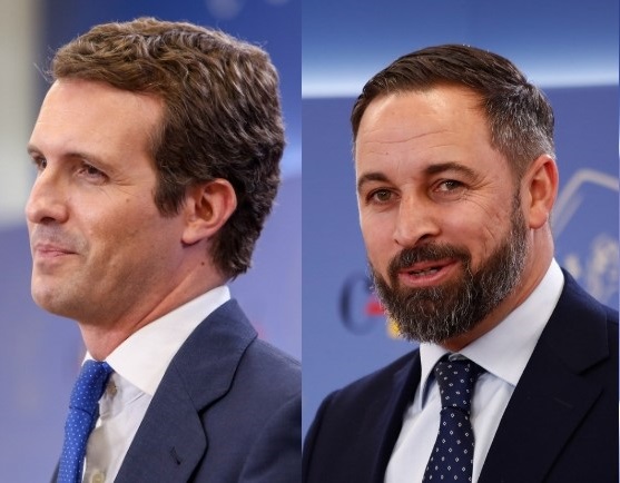 Casado y Abascal reunión negociaciones