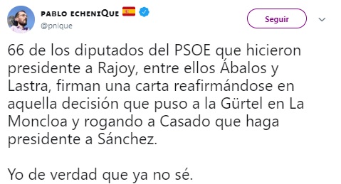 Echenique abstencion psoe