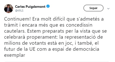 Puigdemont UE