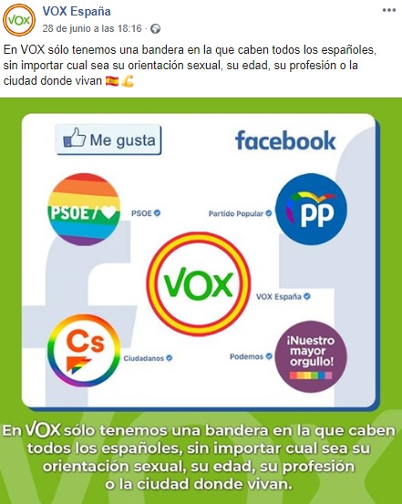 Vox orgullo facebook