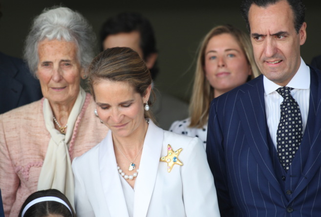 Jaime de Marichalar y la infanta Elena