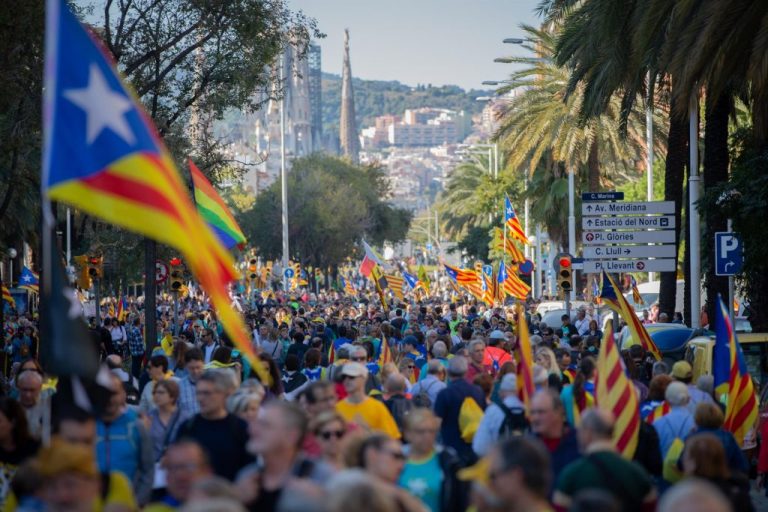 El separatismo pierde fuerza en la calle en su lucha por la «libertad»