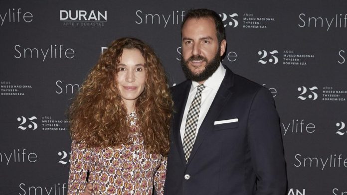 Borja Thyssen y mujer