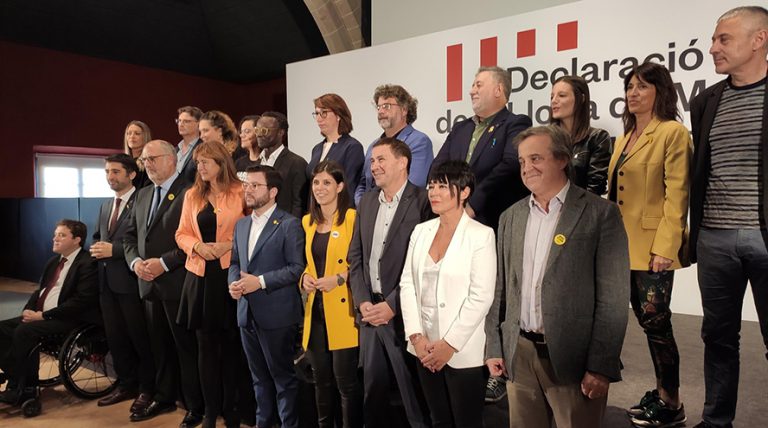 Independentistas de otras comunidades defienden el procés