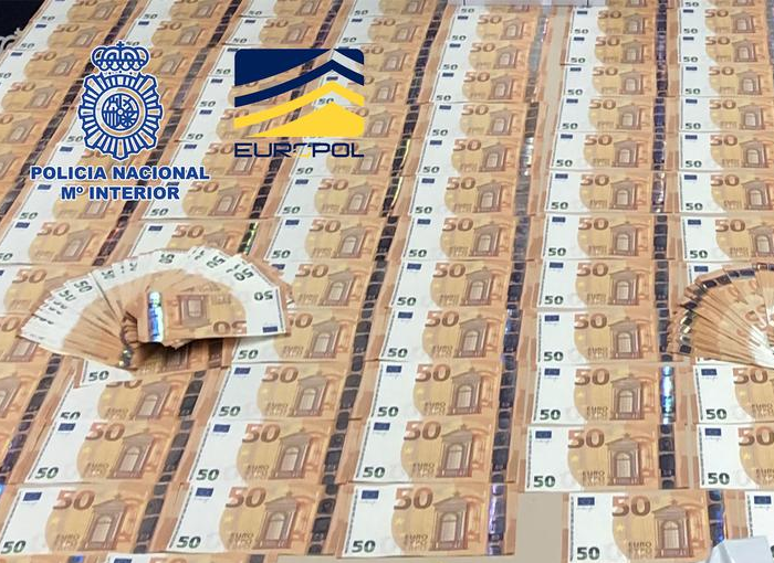 La Policía Nacional desmantela en Madrid una organización que distribuía billetes falsos de 50 euros