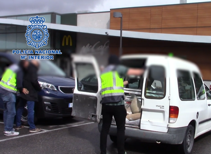 La Policía Nacional interviene en una furgoneta de Madrid más de 100 kg de metanfetamina