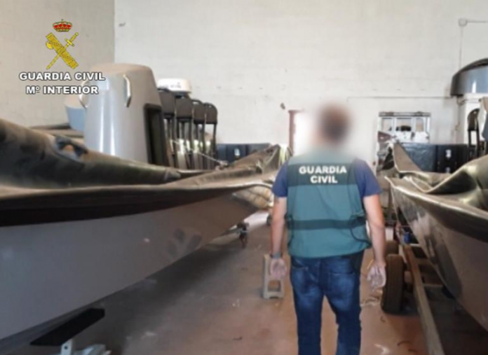 La Guardia Civil desmantela una organización internacional de tráfico de hachís