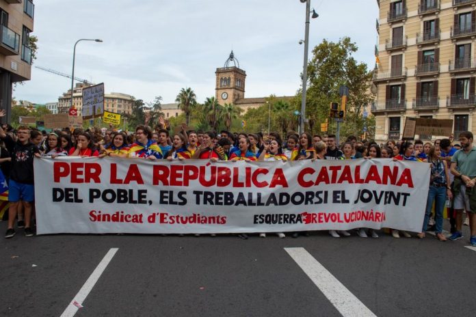 huelga estudiantes cataluña
