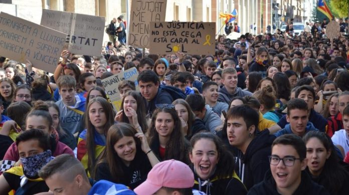Manifestación Lleida