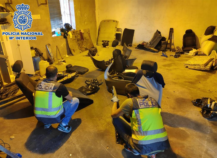 Desarticulado un grupo criminal especializado en el robo de vehículos que actuaba en toda España