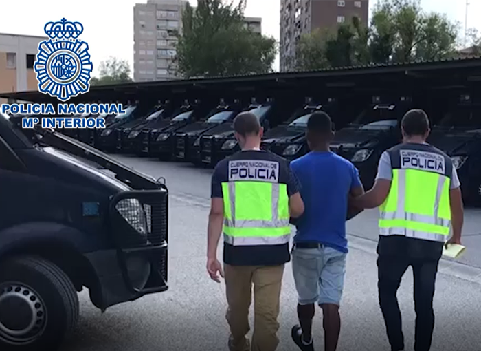 La Policía Nacional detiene en Madrid a un miembro de la banda latina 'Dominican don't play'