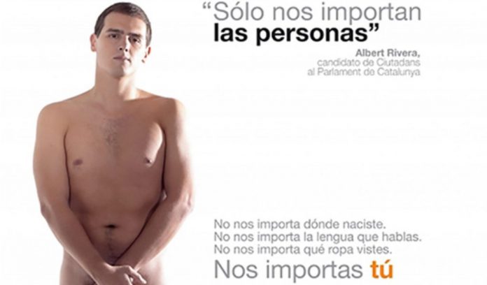 Albert Rivera al desnudo
