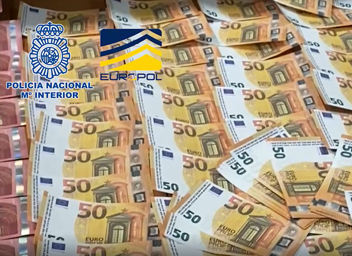 Desmantelada una imprenta clandestina de falsificación de billetes en Huelva
