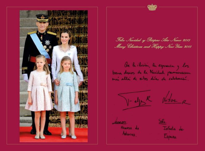 Las felicitaciones navideñas de los Reyes desde el nacimiento de Leonor 10 Moncloa Reyes