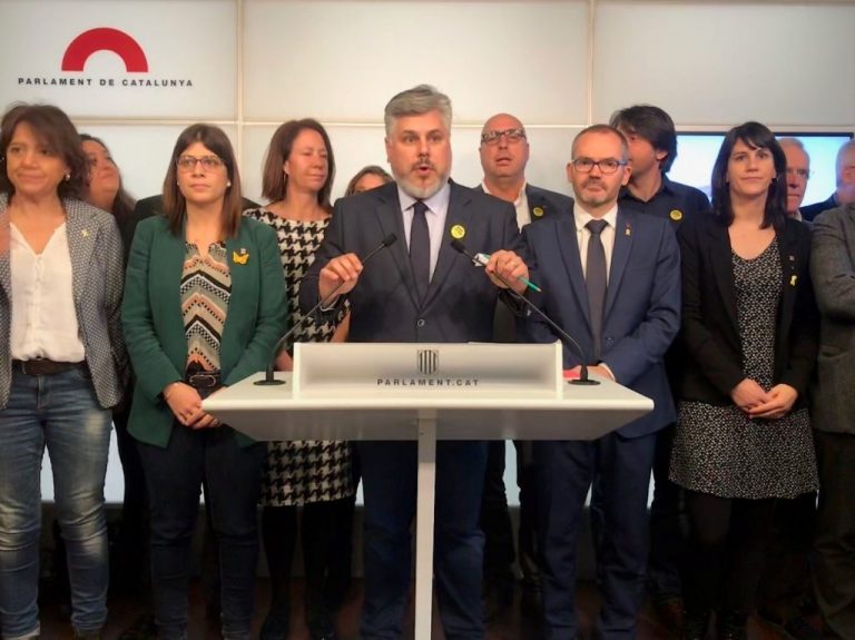 JxCat presenta alegaciones contra la inhabilitación de Torra