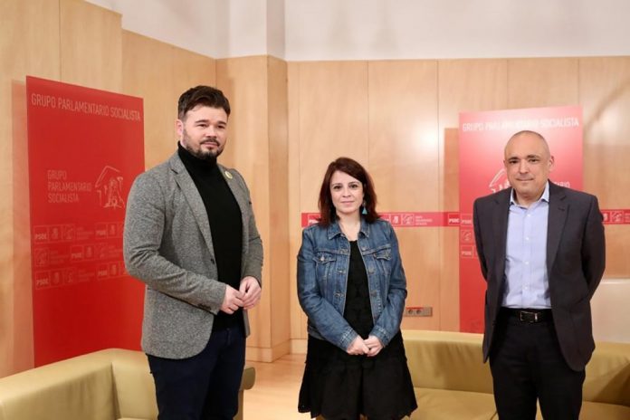 PSOE ERC reunion Madrid