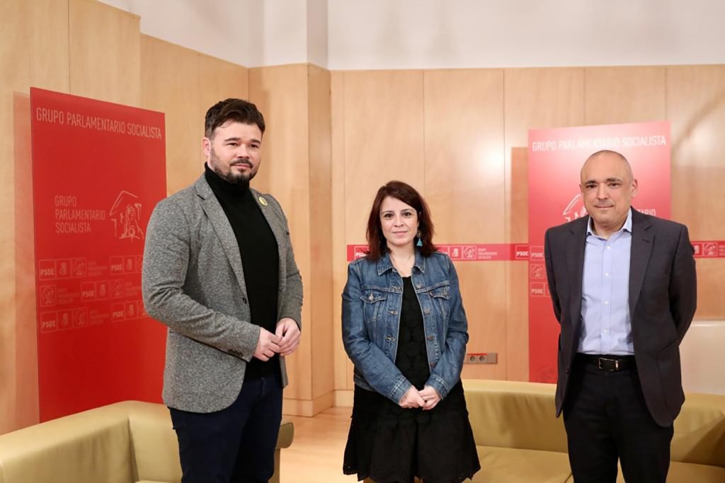 PSOE ERC reunion Madrid