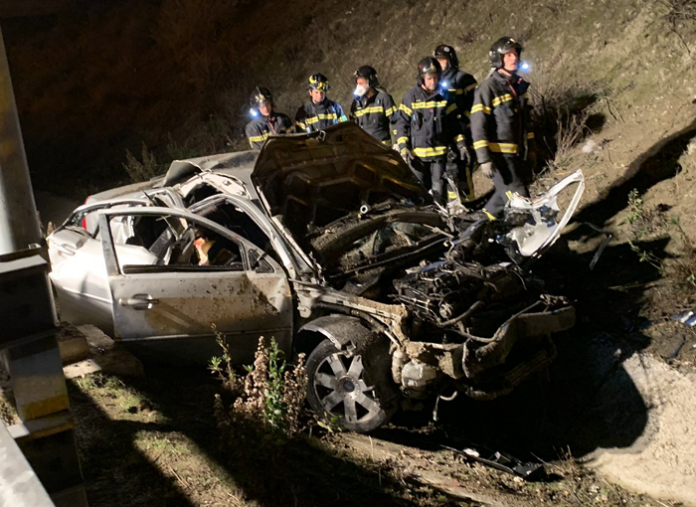 Tres fallecidos en un grave accidente en Madrid