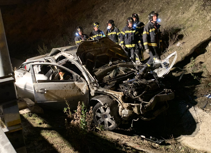 Tres fallecidos en un grave accidente en Madrid