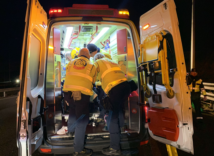 Tres fallecidos y un herido en un accidente de tráfico en Madrid