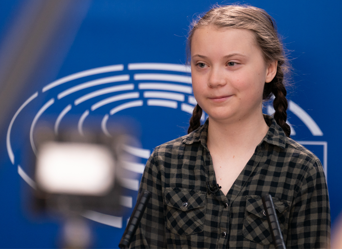 Greta Thunberg está rodeada de una familia de artistas