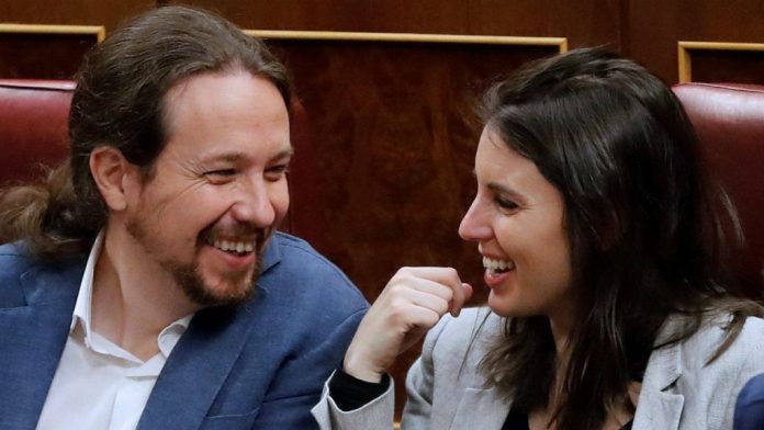 Pablo Iglesias Irene Montero