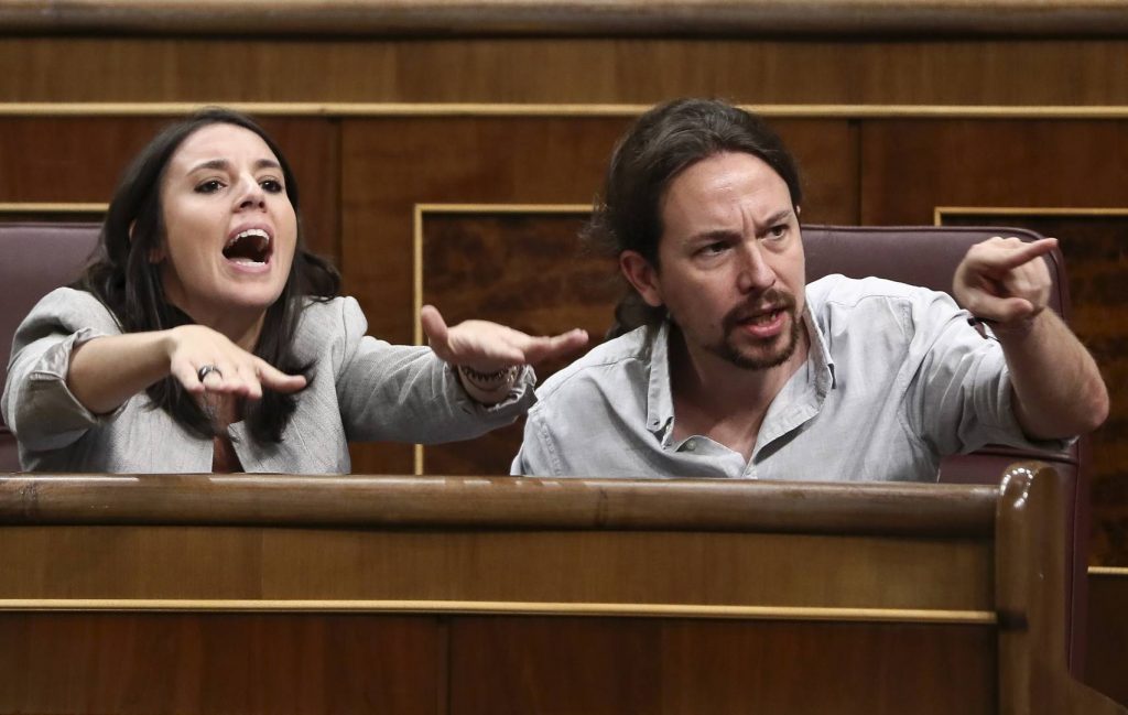 Pablo Iglesias Irene Montero