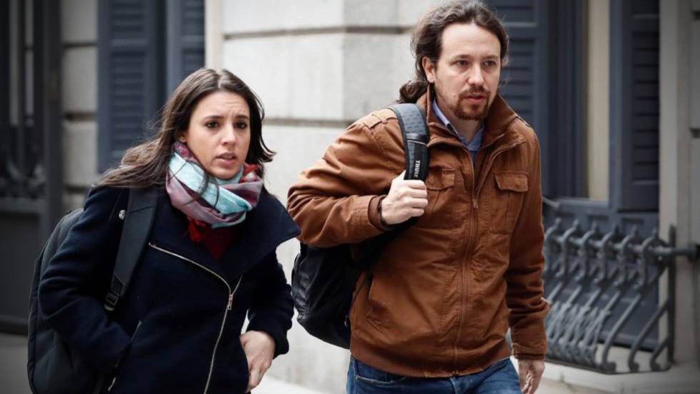 Pablo Iglesias Irene Montero