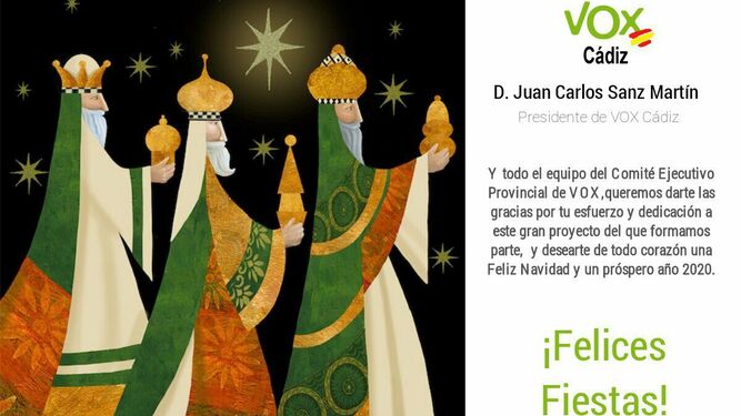 La política contamina la Navidad: del Baltasar blanco de Vox al Belén de Colau 1 Moncloa VOX Navidad