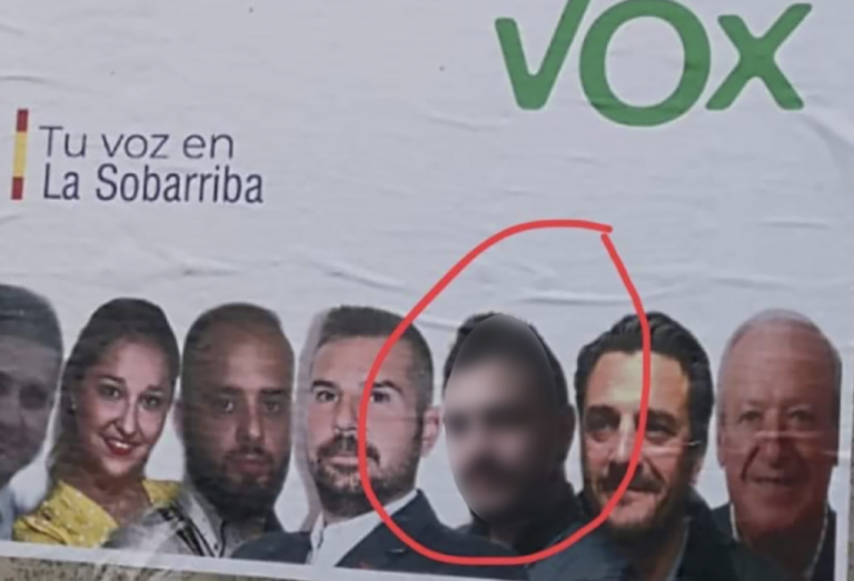 El joven ebrio que se quedó atrapado en un bar fue en las listas municipales de Vox