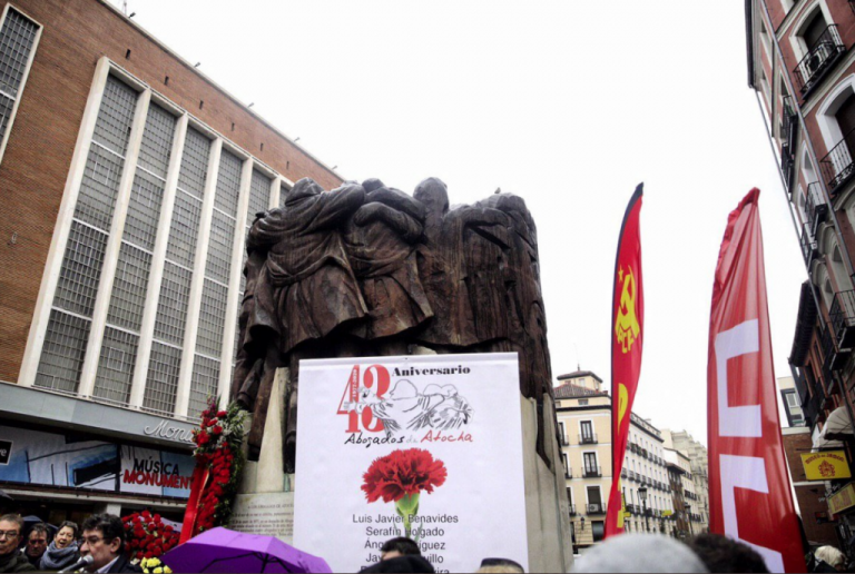 Críticas a Ciudadanos en el aniversario de los abogados de Atocha: “hipócritas y caraduras”