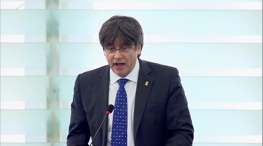 Puigdemont - interlocutor mesa de diálogo